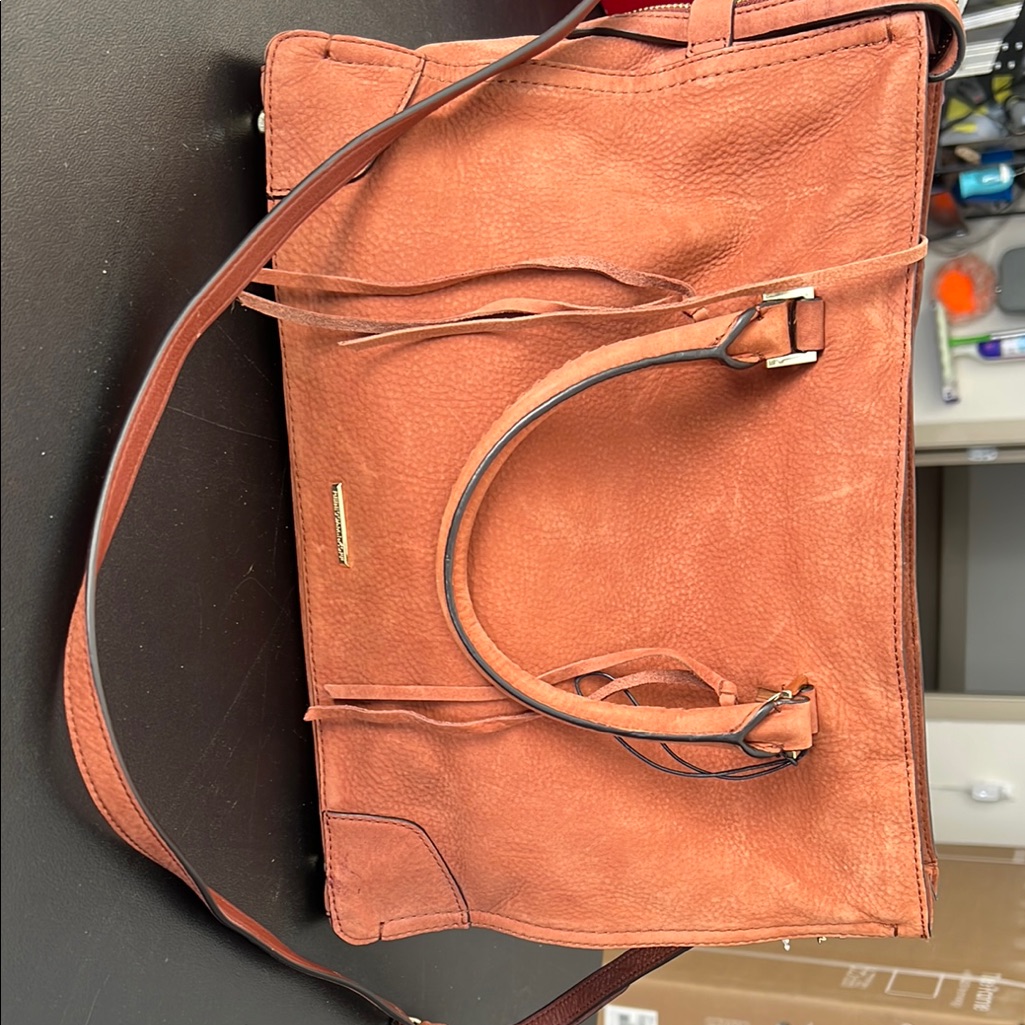 Rebecca Minkoff Nubuc Tan Handbag